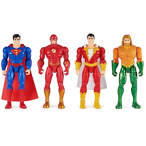 4-Pack DC Comics Superhero Action Figures for Kids