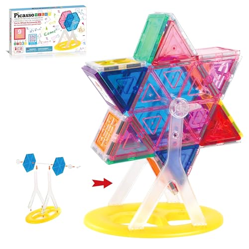 PicassoTiles Ferris Wheel Building Blocks Accessory Kit