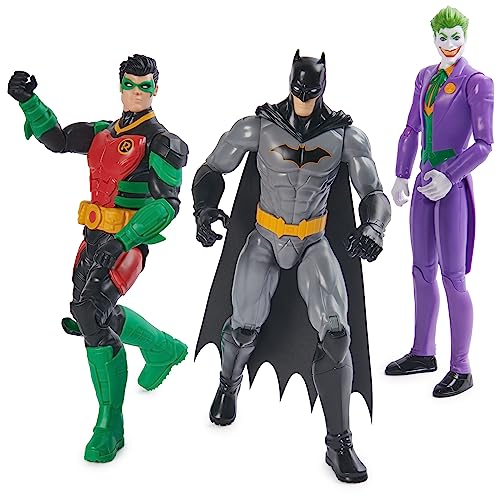 Batman, Joker, Robin 12-Inch Collectible Super Hero Figures
