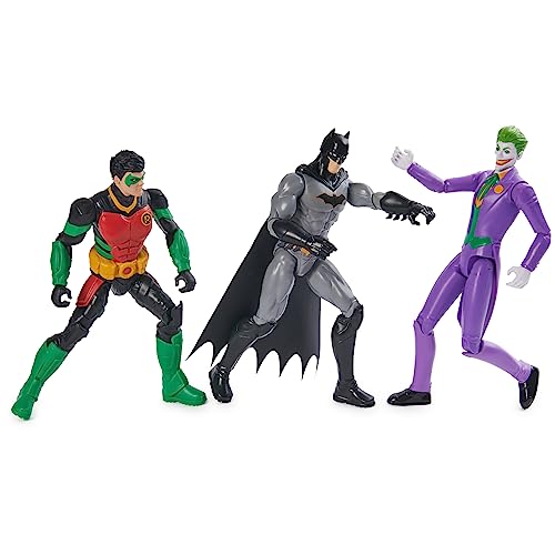 Batman, Joker, Robin 12-Inch Collectible Super Hero Figures