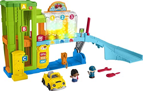 Fisher-Price Toddler Garage Playset with Light-Up Learning