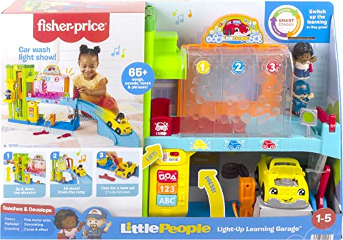 Fisher-Price Toddler Garage Playset with Light-Up Learning