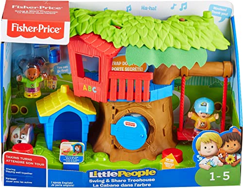 Fisher-Price Little People Swing & Share Treehouse Playset