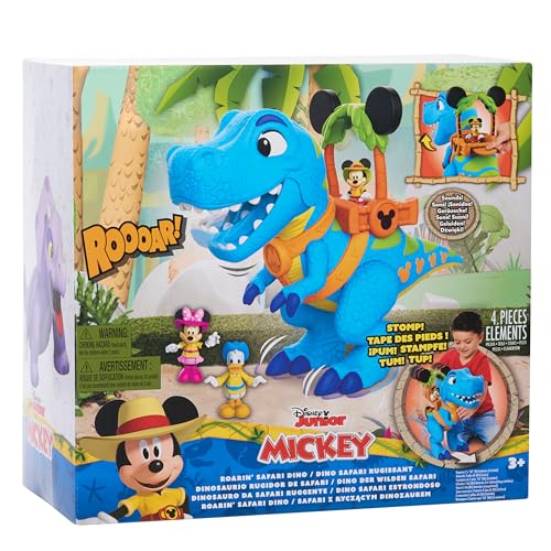 Disney Mickey Mouse Funhouse Safari Dino Playset