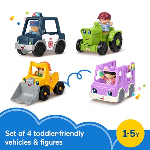 Fisher-Price Little People Neighborhood Vehicle Toy Set