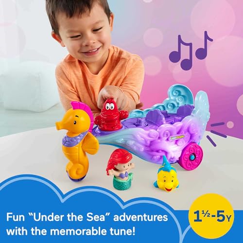Disney Princess Ariel's Light-Up Sea Carriage Toy Vehicle