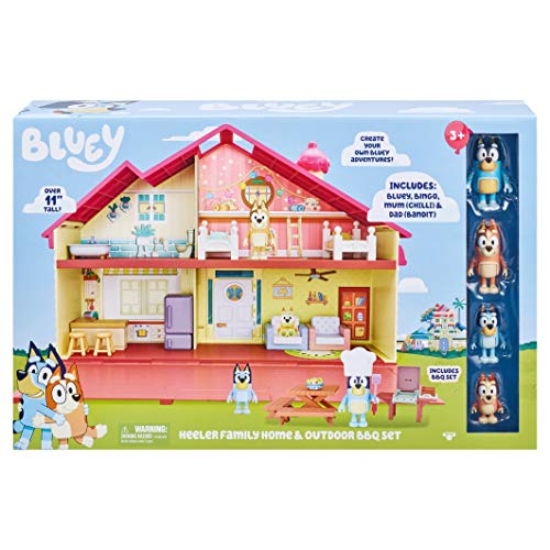 Bluey Mega Bundle with Home, BBQ Playset & Figures