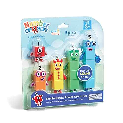 Numberblocks Friends One to Five Action Figure Set