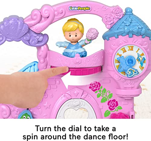 Disney Little People Princess Castle Playset with Ariel & Cinderella Figures