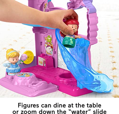 Disney Little People Princess Castle Playset with Ariel & Cinderella Figures