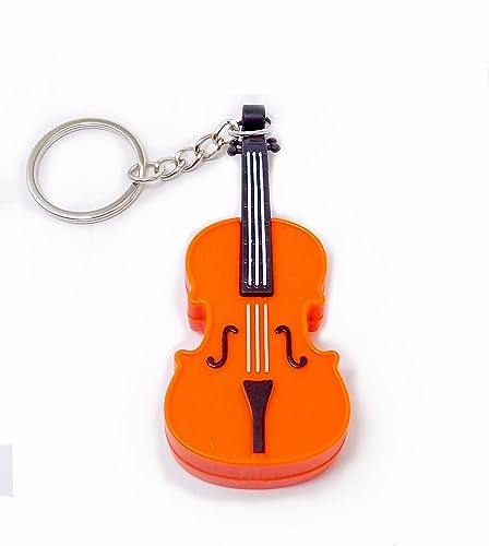 Mini Tiny Violin Toy Keychain with Playable Music