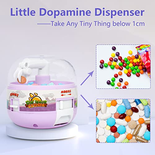 Mini Claw Machine with Dinosaur Figures and Prizes