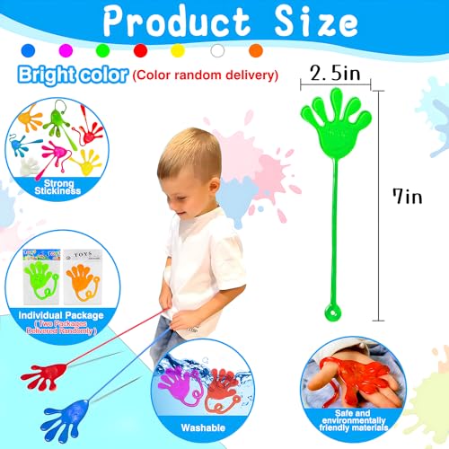 41 PCS Sticky Hands Toy for Kids Party Favors