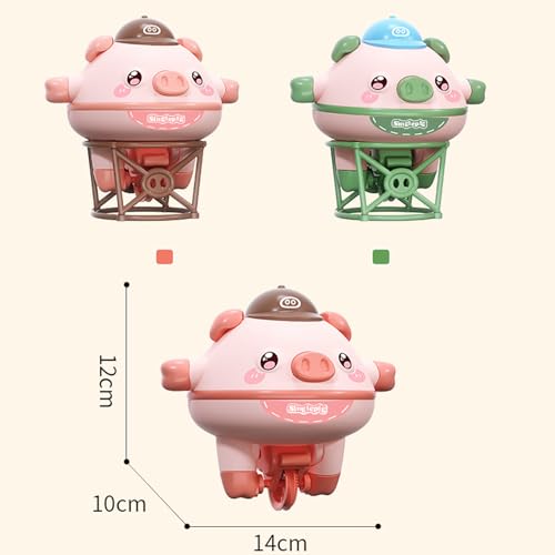 Balanced Pig Unicycle and Gyroscope Fidget Toys