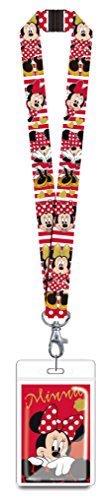 Disney Minnie Mouse Red Lanyard Novelty Amusement Toys