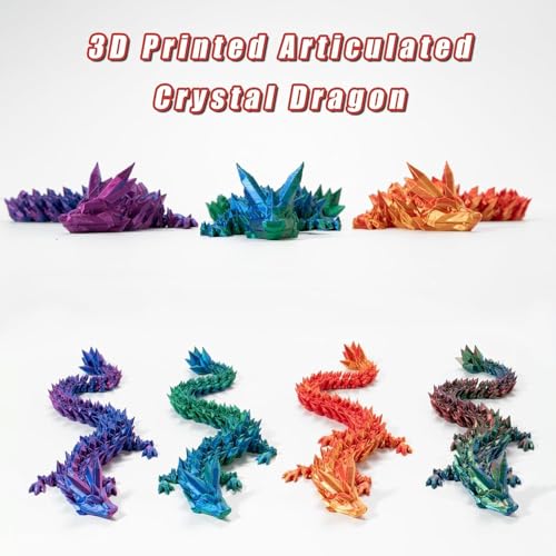 Dragon in Egg Figurine: Articulated, Flexible Joints, Home Decor