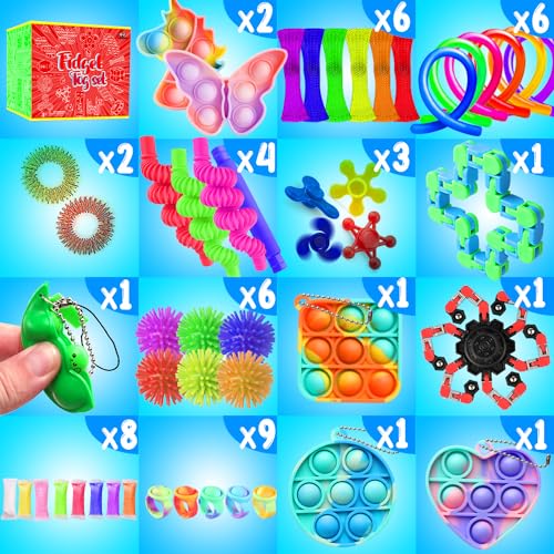 Sensory Fidget Toy Set - 80 Pack, Autism ADHD