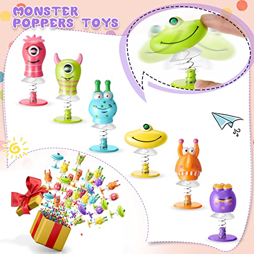 48-Piece Big Eye Animal Jumping Toy Set