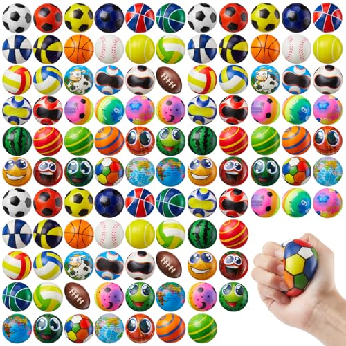 108 Mini Sensory Fidget Balls Assorted Stress Toys