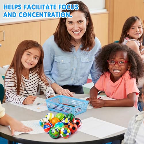 108 Mini Sensory Fidget Balls Assorted Stress Toys