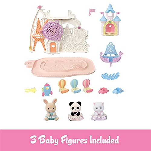 Calico Critters Baby Amusement Park Playset with 3 Figures