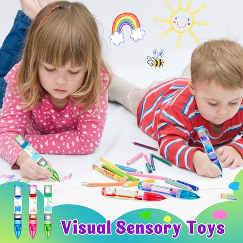 Liquid Motion Bubbler Fidget Pen Set - Autism & ADHD