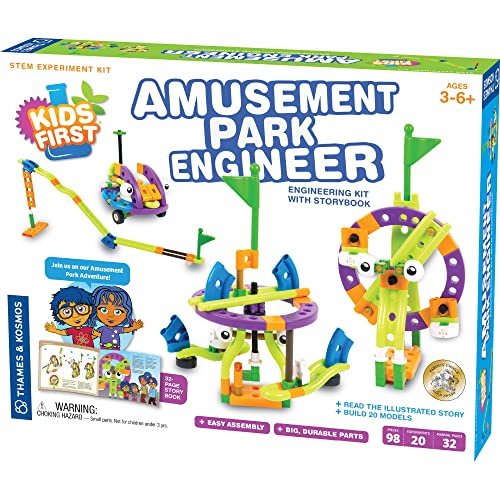 Amusement Park Engineer STEM Kit for Kids 3+