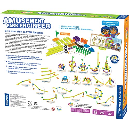Amusement Park Engineer STEM Kit for Kids 3+