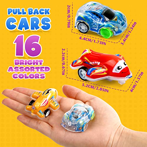 50 Mini Toy Cars for Kids' Party Favors