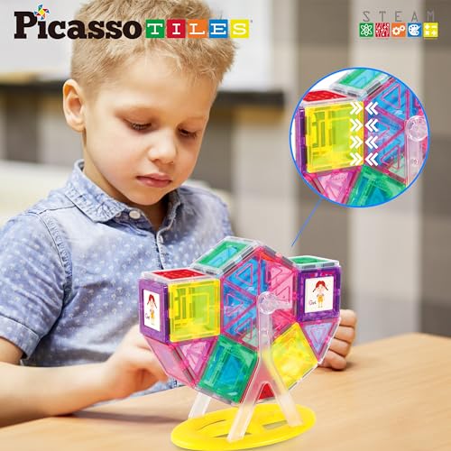 PicassoTiles Ferris Wheel Building Blocks Accessory Kit