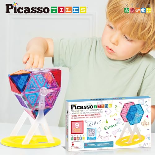 PicassoTiles Ferris Wheel Building Blocks Accessory Kit