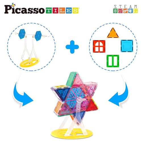 PicassoTiles Ferris Wheel Building Blocks Accessory Kit