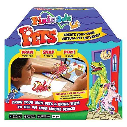Pixicade Pets VIP: Draw & Bring to Life My Virtual Pet Universe 6+