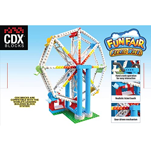 CDX Blocks Fun Fair Ferris Wheel Brick Set