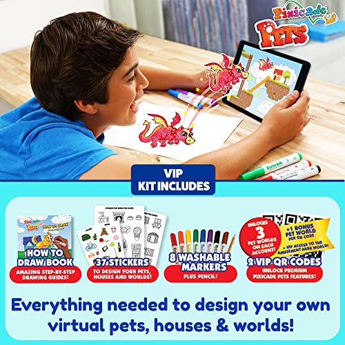 Pixicade Pets VIP: Draw & Bring to Life My Virtual Pet Universe 6+