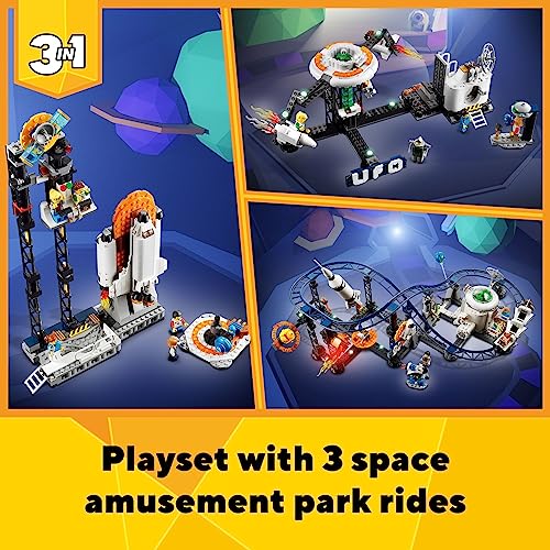 LEGO Creator Space Roller Coaster Building Toy Set, 31142