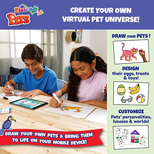 Pixicade Pets VIP: Draw & Bring to Life My Virtual Pet Universe 6+