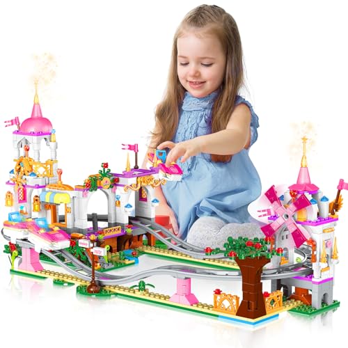 HOGOKIDS Roller Coaster Building Set - 711 Pieces