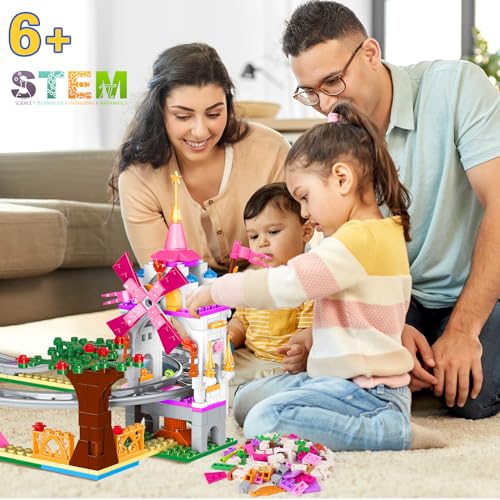 HOGOKIDS Roller Coaster Building Set - 711 Pieces