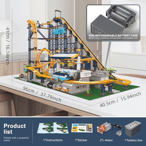 Mould King Roller Coaster Building Kit (3238 Pieces)