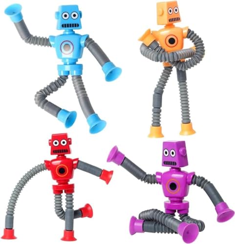 Boto Flash Robot Toy 4 Pack - Fun Educational Sensory Fidget Toy