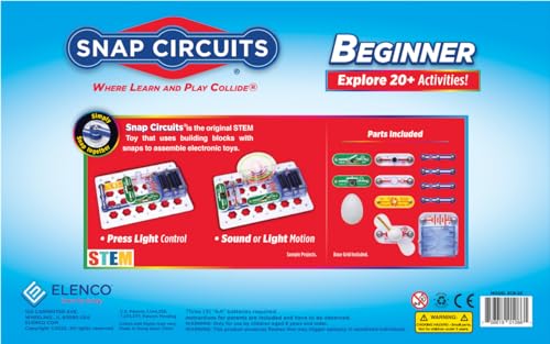 Snap Circuits Beginner STEM Kit Ages 5-9 (SCB-20)