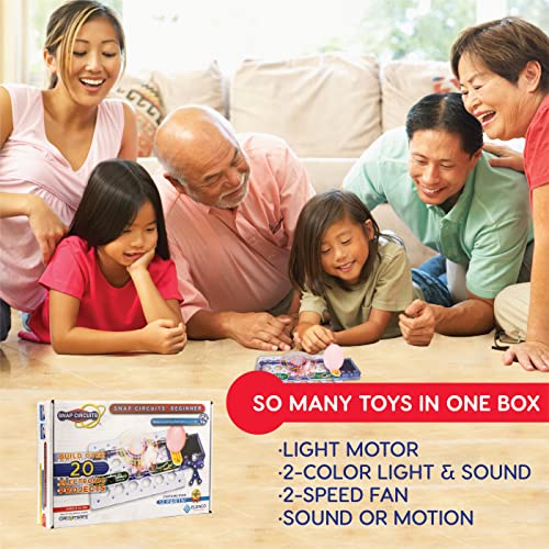 Snap Circuits Beginner STEM Kit Ages 5-9 (SCB-20)