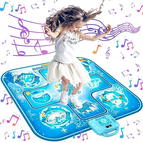 Girls' Dance Mat with LED Lights, Music & Games