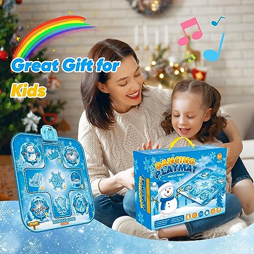 Girls' Dance Mat with LED Lights, Music & Games