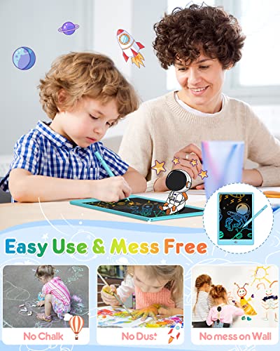 FLUESTON Colorful LCD Writing Tablet for Kids, 10