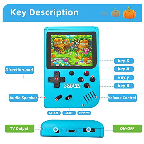 JJFUN Handheld Game Console with 365 Classic Games