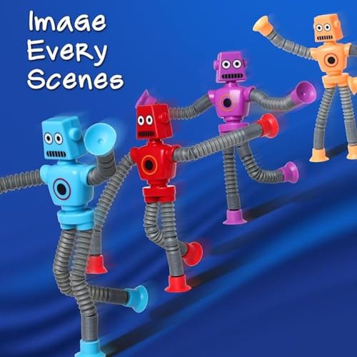 Boto Flash Robot Toy 4 Pack - Fun Educational Sensory Fidget Toy