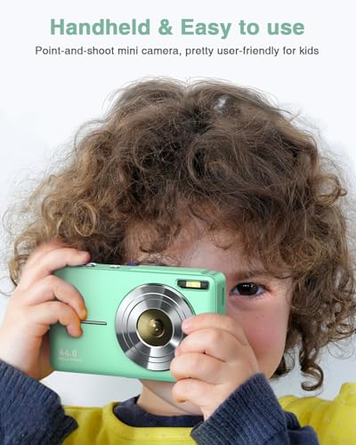 Kids Camera with 32GB Card, 44MP, 16X Zoom