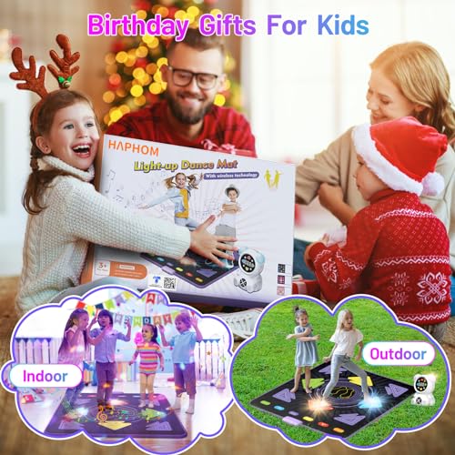 Rechargeable Dance Mat- Bluetooth Game for Kids 3-12